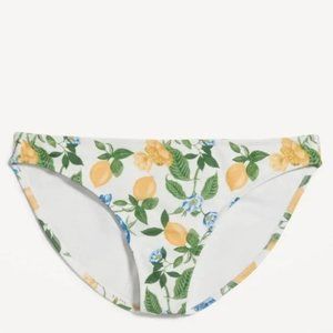 NWT Old Navy Women's Lemon Floral Print Low Rise Bikini Swim Bottom - Size 2X